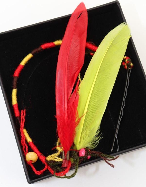 Saç ipi. Hair wrap saç ipi. Rasta saç ipi. Renkli saç örgü ipi. Saç örgü ipi. Bohem saç ipi. - Image 1