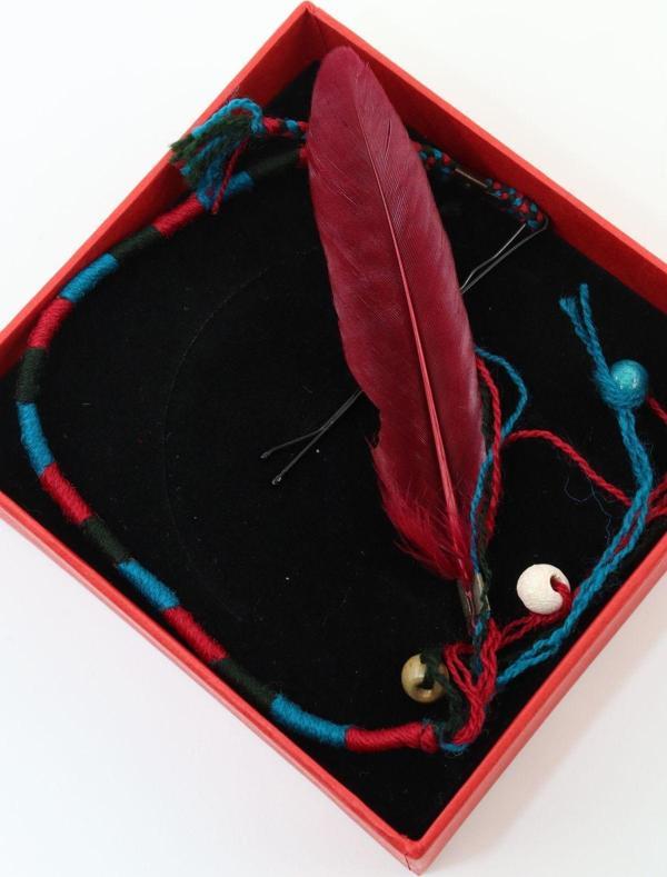 Saç ipi. Hair wrap saç ipi. Rasta saç ipi. Renkli saç örgü ipi. Saç örgü ipi. Bohem saç ipi. - Image 1