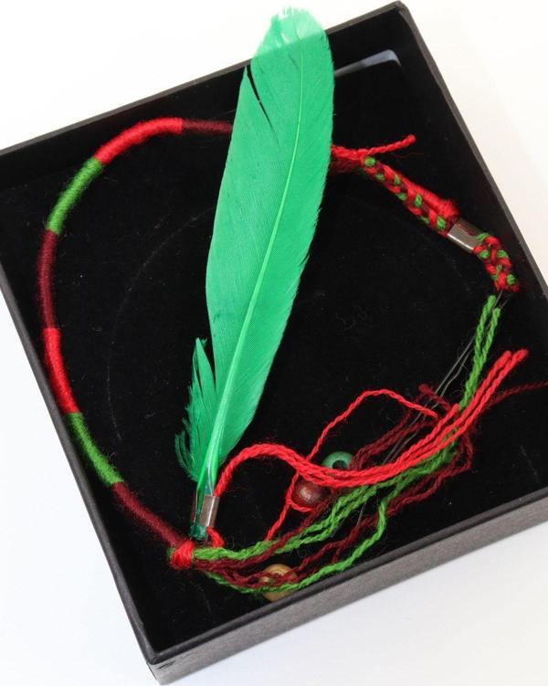 Saç ipi. Hair wrap saç ipi. Rasta saç ipi. Renkli saç örgü ipi. Saç örgü ipi. Bohem saç ipi. - Image 1