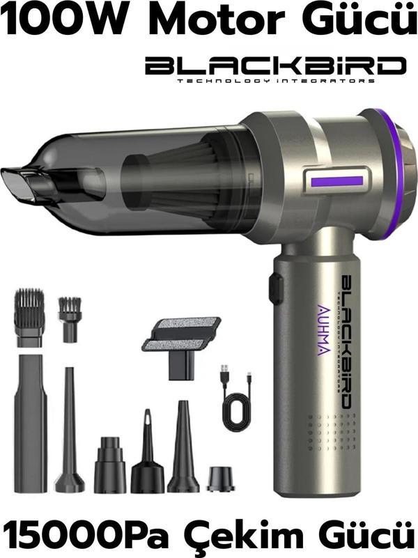 Auhma AHV-01 Kablosuz Taşınabilir Araç İçi El Süpürgesi | 15000PA Güçlü Vakum - Image 1