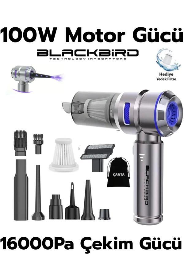 MK-5803 16000PA Kablosuz Araç Süpürgesi | 3 Kademeli Güç | Şarjlı El Süpürgesi - Image 1