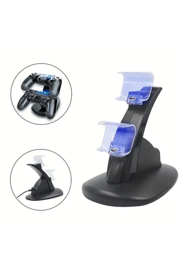 Hepu TP4-0408B PS4 DualShock Kablosuz Oyun Kolu Şarj Standı - Image 1