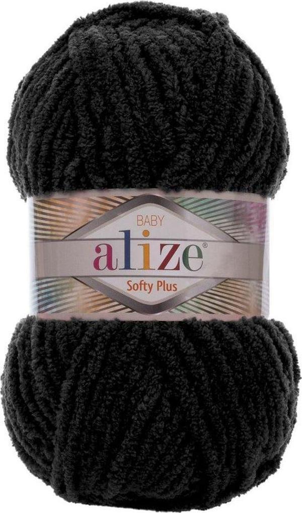 Alize Softy Plus El Örgü İpi Siyah 060 - Image 1