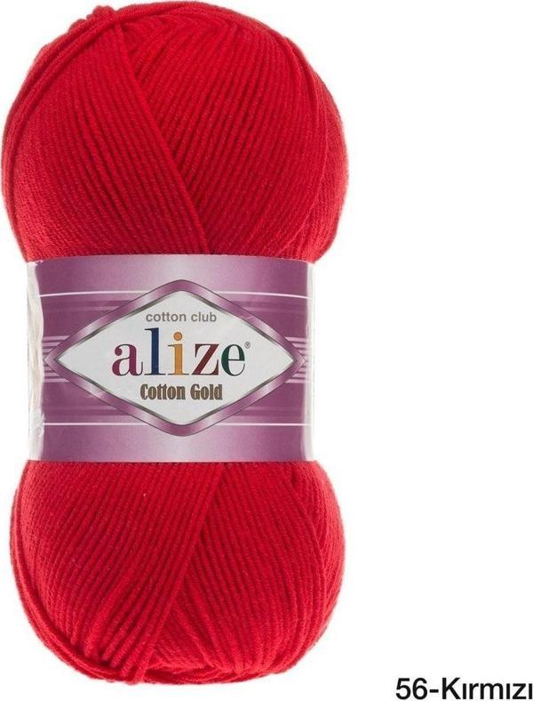Berceste Alize Cotton Gold 56 - Kırmızı - 100 Gr - Image 1