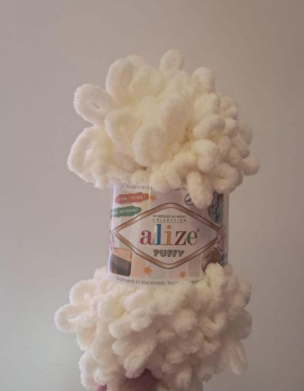Butik Alize Puffy 62 Krem (1 Adet ) - Image 1
