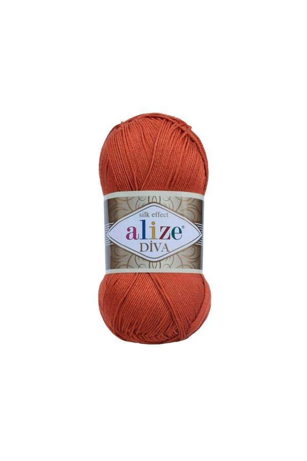 Alize Diva Merserize Yazlık Bikini, Bustiyer, Bluz,Crop Örgü Ipi - Image 1