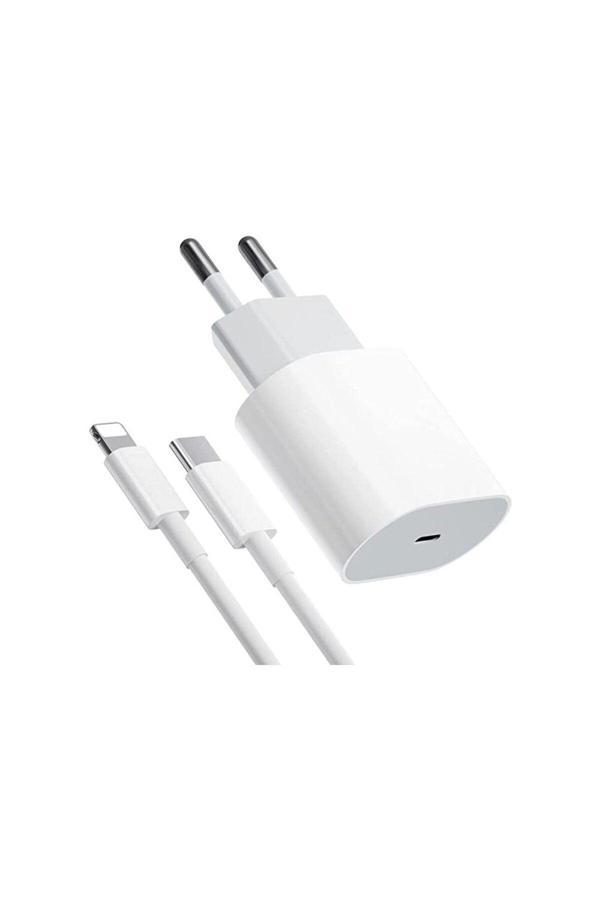 Eta Tech Apple İphone 13-13 Pro- 13 Pro Max Uyumlu 20W Şarj Adaptörü Lightning 1Metre Kablo - Image 1