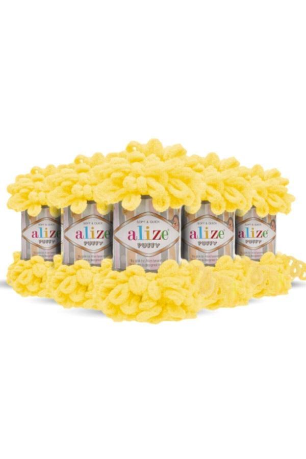 Alize Puffy 216 Sarı 5 Adet - Image 1