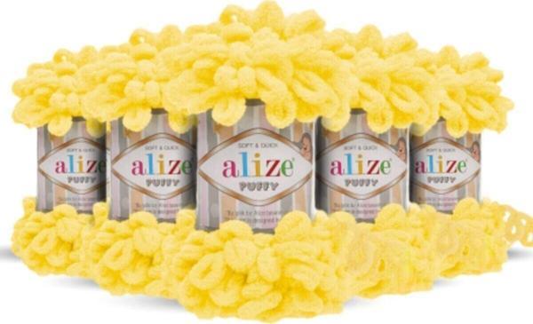Alize Puffy 216 Sarı 5 Adet - Image 1