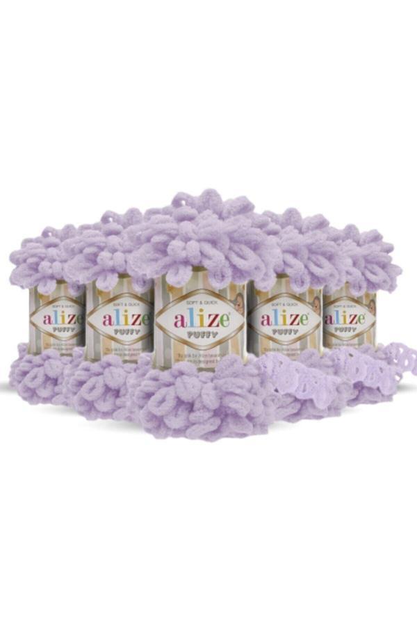 Alize Puffy 27 Açık Lila 5 Adet - Image 1