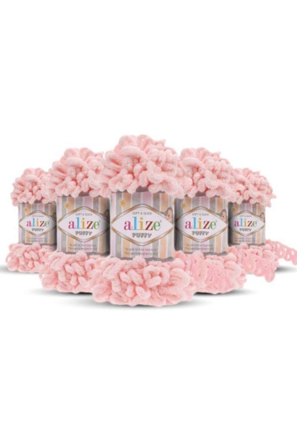 Alize Puffy 340 Pudra Pembe 5 Adet - Image 1