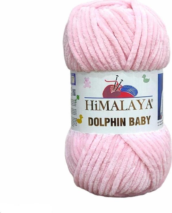 Himalaya Dolphin Baby Kadife Ip - 80319 Bebe Pembe - 100 Gr. 120 Mt. - Image 1