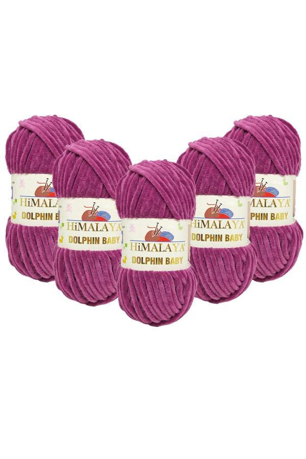Himalaya Dolphin Baby Kadife Ip 5'Li Paket - 100 Gr. 120 Mt. - 80338 - Image 1