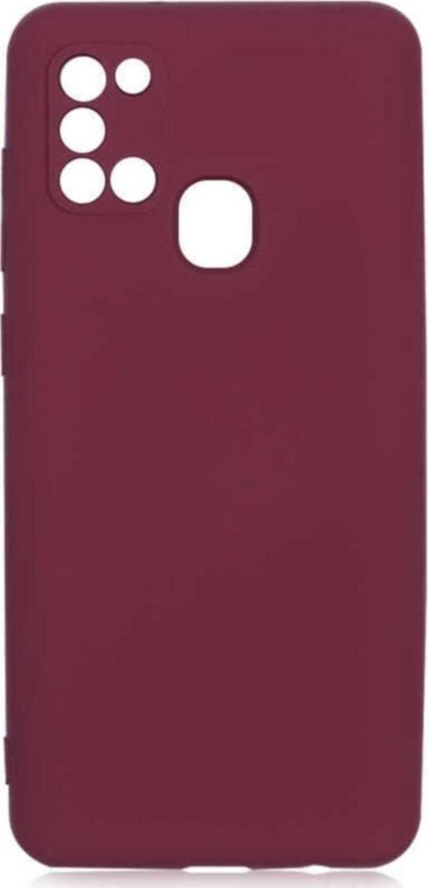 Coverzone Galaxy A21s Kılıf Delux Silkytermoplastik Kılıf Koyu Mor - Image 1