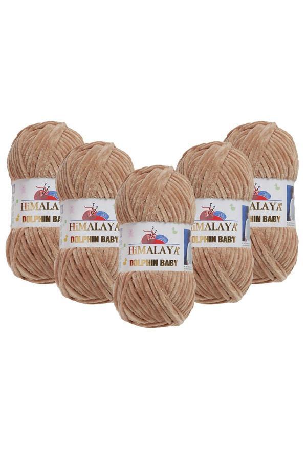 Himalaya Dolphin Baby Kadife Ip 5'Li Paket - 100 Gr. 120 Mt. - 80365 - Image 1