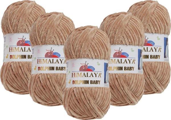 Himalaya Dolphin Baby Kadife Ip 5'Li Paket - 100 Gr. 120 Mt. - 80365 - Image 1