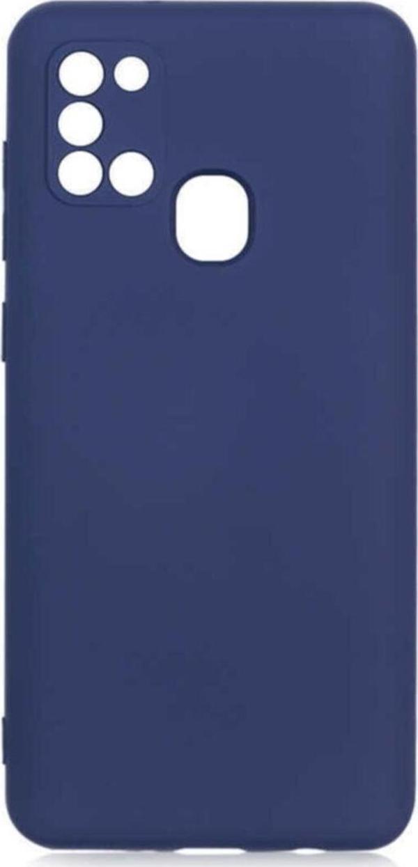 Coverzone Galaxy A21s Kılıf Delux Silkytermoplastik Kılıf Lacivert - Image 1