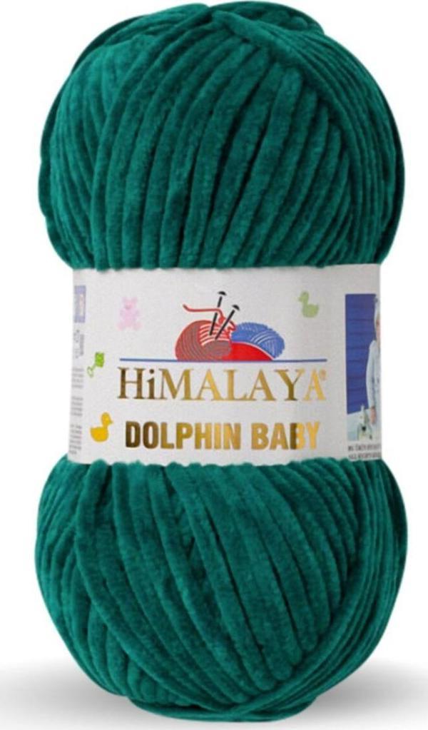 Himalaya Dolphin Baby Yeşil Kadife Bebek Ipi 80331 - Image 1