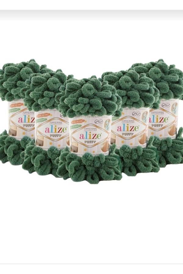 Alize Puffy 532 Çam Yeşili 5 Li - Image 1
