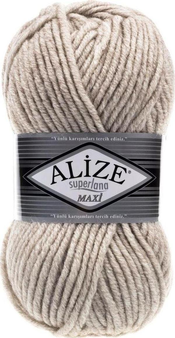 Alize 5 Adet Superlana Maxi 152 Bej Menajı - Image 1