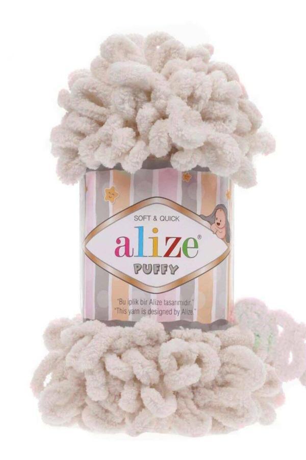 Alize Puffy El Örgü Ipi Kemik 599 - Image 1