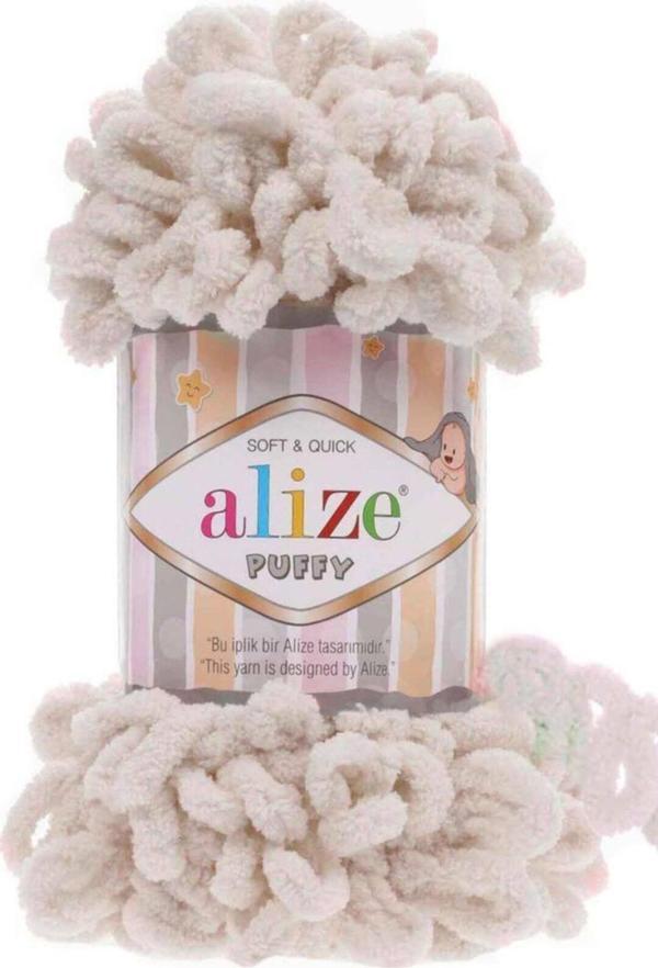 Alize Puffy El Örgü Ipi Kemik 599 - Image 1