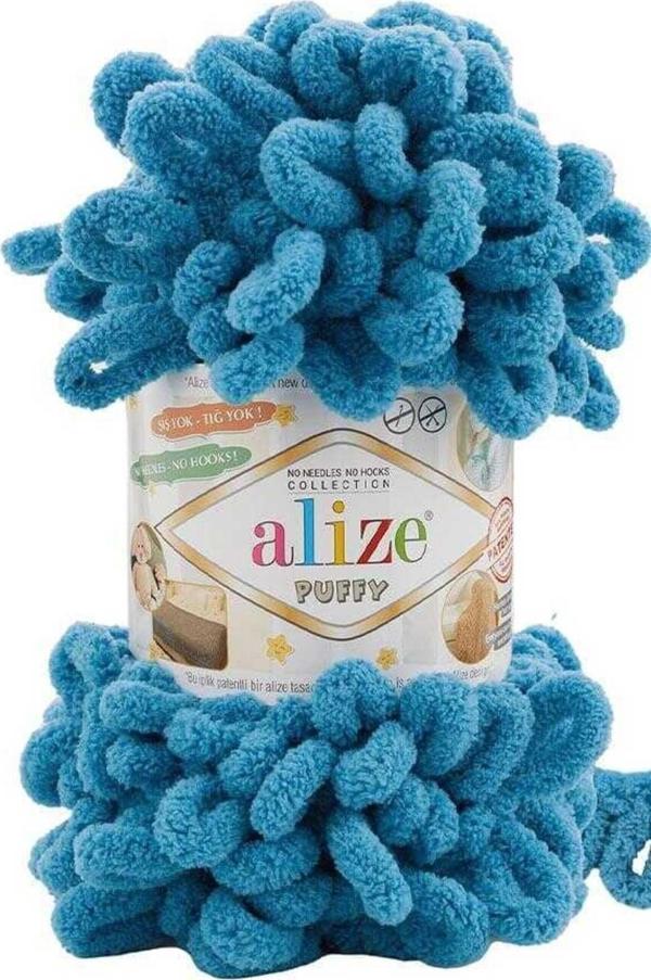 Alize Puffy El Örgü İpliği 5'Li Paket Petrol 294 - Image 1