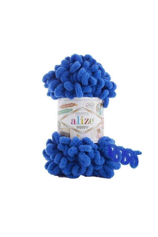 Alize Puffy El Örgü Ipliği Saks Mavi - Image 1