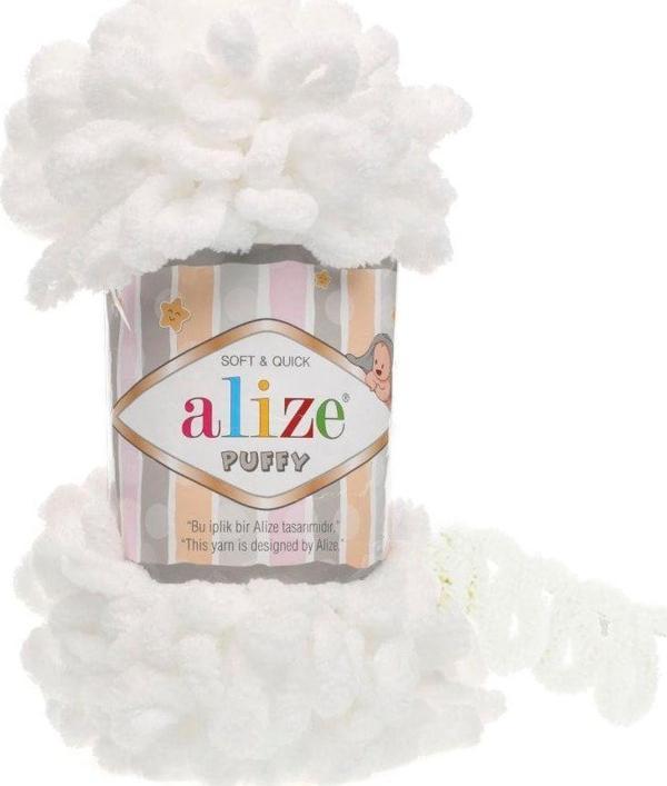 Alize Puffy Kendinden Ilmekli Örgü Ipi 55 - Image 1