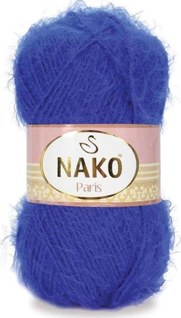 Nako 5 Adet Paris El Örgü Ipi 10357 Saks Mavisi - Image 1