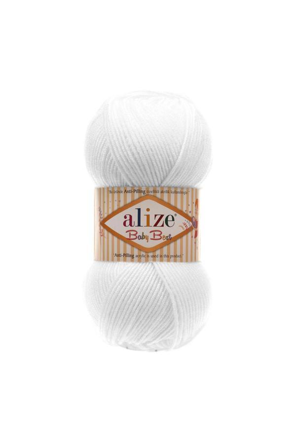 Alize Baby Best 55 Beyaz (5 Adet) - Image 1