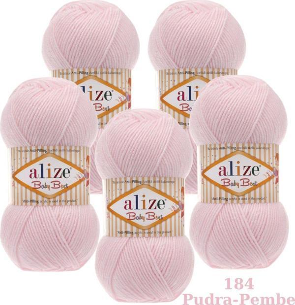 Alize Baby Best 5'Li Paket El Örgü İpi Renk Kodu:184 - Image 1