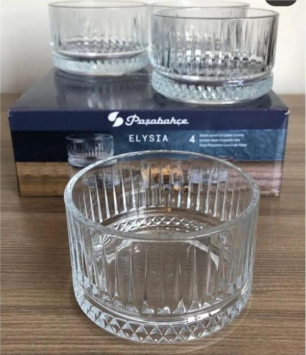 Paşabahçe 530038-4Lü Düz Elysia Kase 235 Cc Orjin. Kutulu - Image 1
