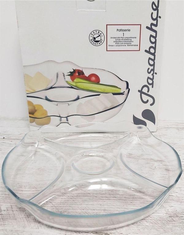 Paşabahçe Basic Bölmeli Tabak 25Cm - Image 1