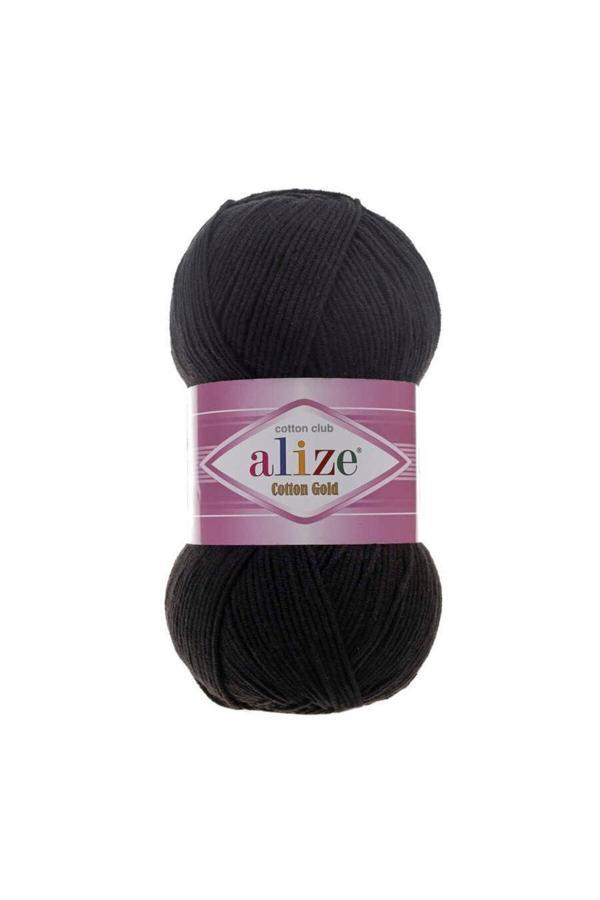 Alize Cotton Gold 60 Siyah (5 Adet) - Image 1