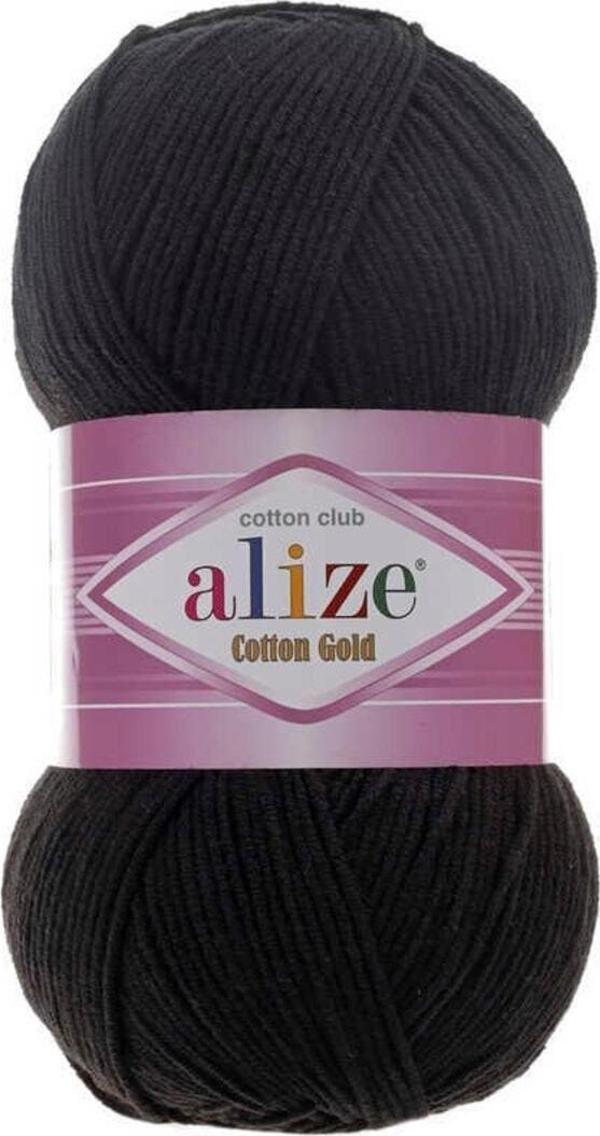 Alize Cotton Gold 60 Siyah (5 Adet) - Image 1