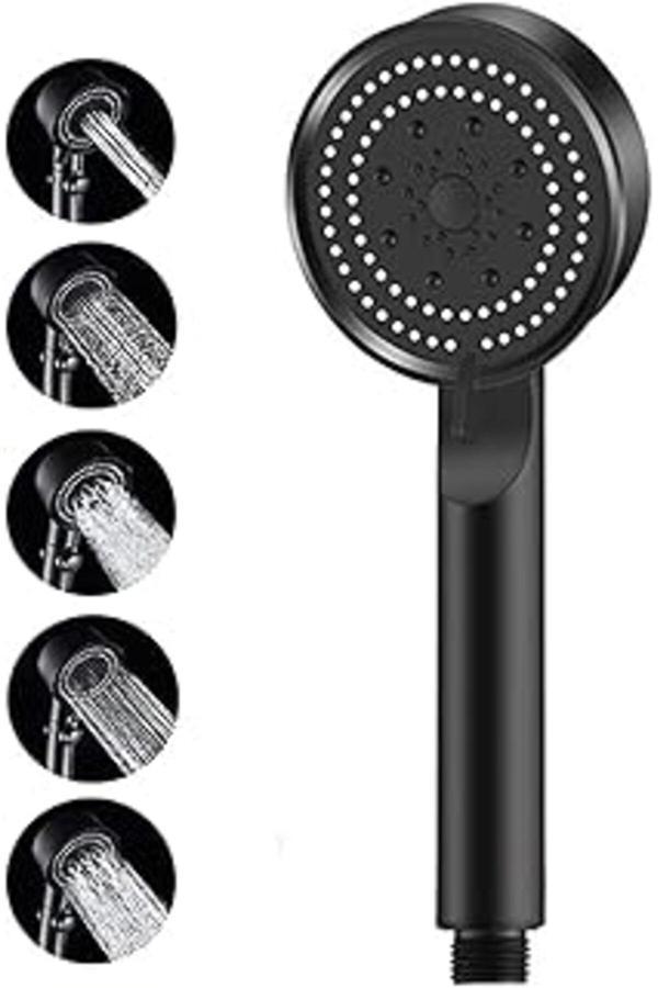 Storemax Jouis Turbo Duş Başlığı, Yüksek Basınçlı El Duşu, 5 Fonksiyonlu Duş Başlığı 1.Sinif Kaliteli Malze - Image 1