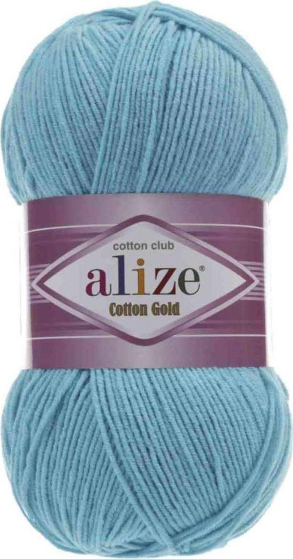 Alize Cotton Gold El Örgü Ipi Turkuaz 287 - Image 1
