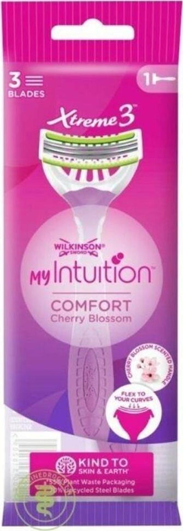 Wilkinson Sword Intuition Comfort Xtreme 3 Kadın Tıraş Bıçağı, 1'Li Paket - Image 1
