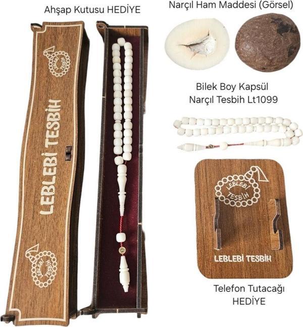 Leblebi Tesbih Erbabacan Usta Kapsül Bilek Boy Narçıl Tesbih Lt1099 - Image 1