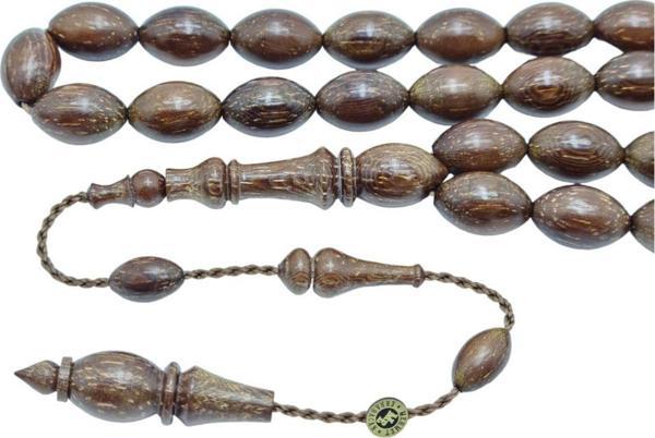 Leblebi Tesbih Mehmet Erbabacan Usta Azobe Ağacı Tesbih Lt662 - Image 1