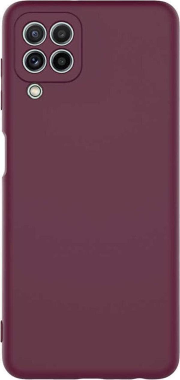 Coverzone Galaxy A22 4g Kılıf Kılıf Mara Silky Termoplastik Kılıf Koyu Mor - Image 1