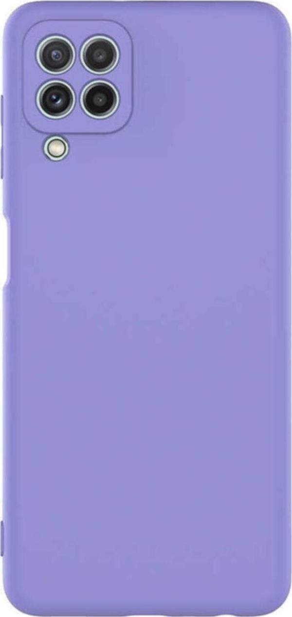 Coverzone Galaxy A22 4g Kılıf Kılıf Mara Silky Termoplastik Kılıf Lila - Image 1
