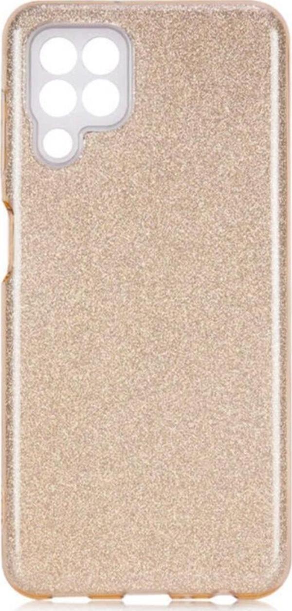 Coverzone Galaxy A22 4g Kılıf Shining Silikon Kılıf Shining Silikon Gold - Image 1