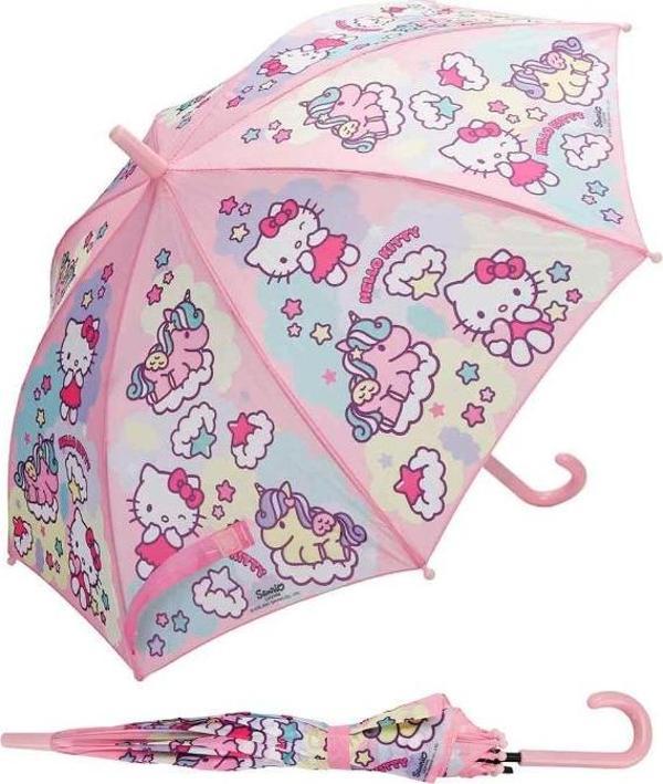 Hello Kitty Çocuk Şemsiyesi - Lisanslı Şemsiye - 45 Cm - Image 1