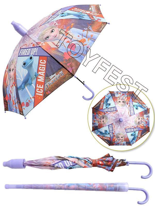 Frozen Karlar Ülkesi Ice Magic PVC Koruma Kılıflı Çocuk Şemsiyesi - 3 - 12 Yaş Arası Çap : 85 cm - Image 1