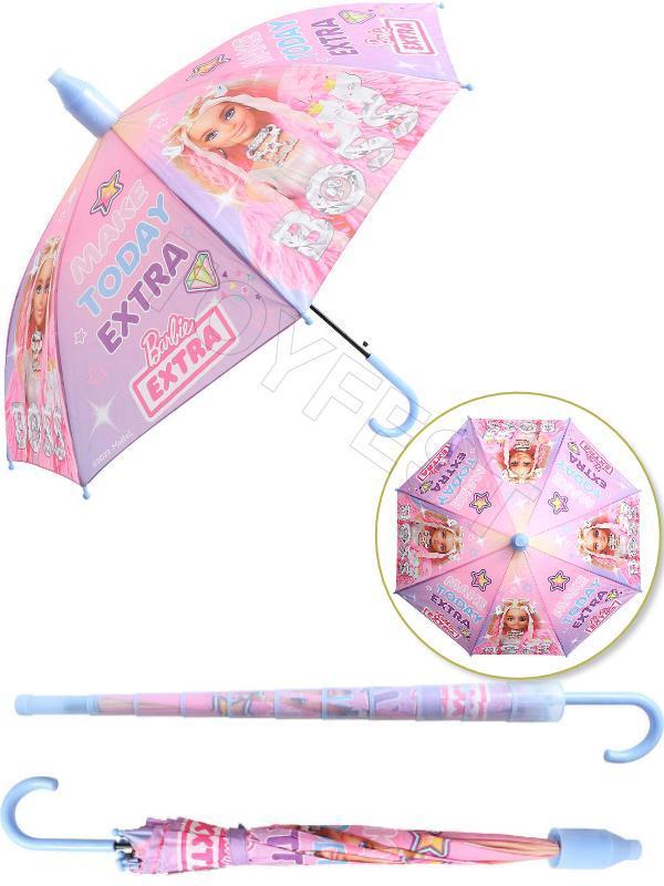 Barbie Extra Boss PVC Koruma Kılıflı Çocuk Şemsiyesi - 3 - 12 Yaş Arası Çap : 85 cm - Image 1