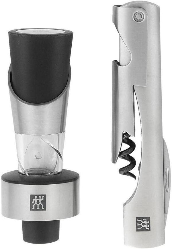 Zwilling Sommelier Tirbuşon Seti, Paslanmaz Çelik, Metalik Gri, 2 Parça - Image 1