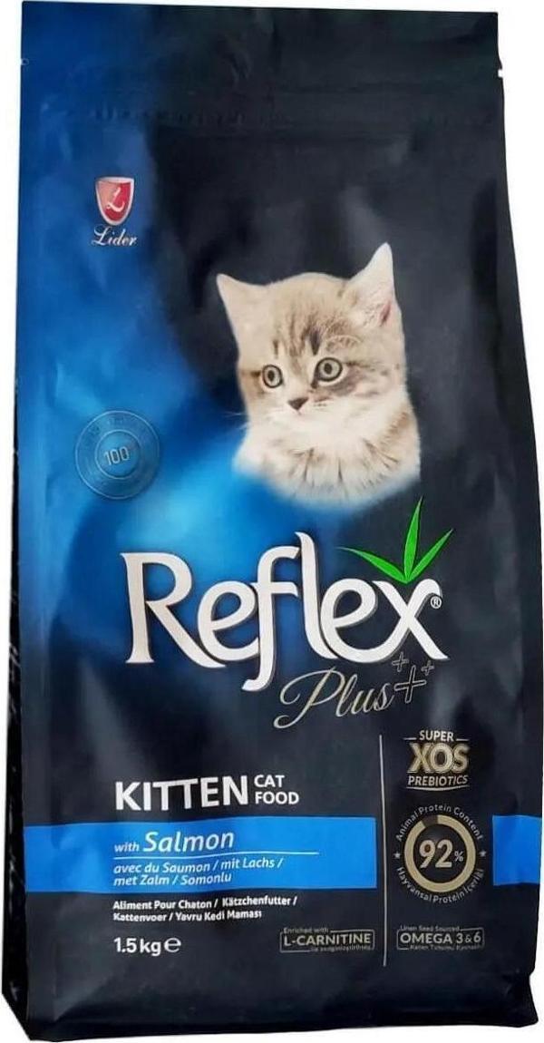 Reflex Plus Cat Kitten Somonlu Yavru Kedi Maması 1,5 Kg - Image 1