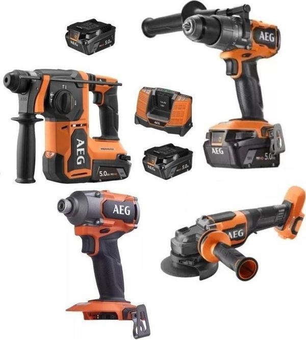 Aeg Akülü Dörtlü Montaj Seti 18 Volt Takım Çantalı - Image 1
